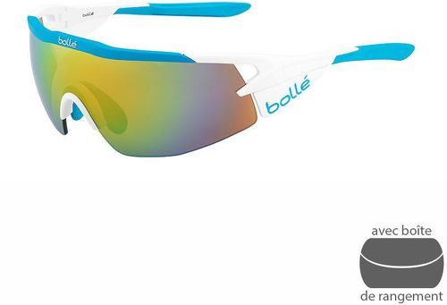 BOLLE-Bollé - Lunettes De Soleil Aeromax Blanc Bleu - Lunettes de vélo-0