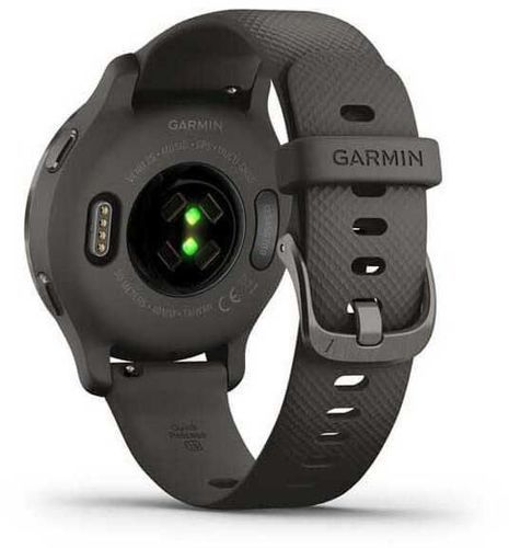 GARMIN-GARMIN Venu 2S - Montre connectée GPS - Gray - Bracelet gris foncé-1