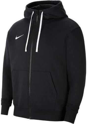 NIKE-Nike Unisex-Child Y Nk FLC Park20 Fz Hoodie Hooded Sweatshirt, Black/White, XS (122-128 cm)-image-1