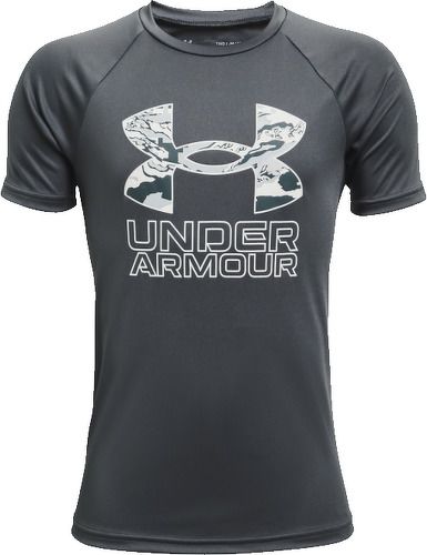 UNDER ARMOUR-Tech Hybrid Print T-Shirt Kids-image-1