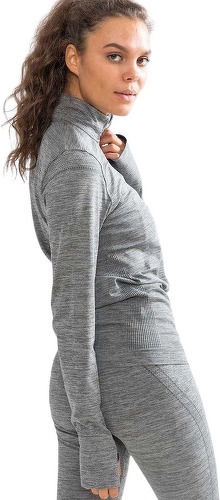 CRAFT-CRAFT FUSEKNIT COMFORT COL ZIPPE ANTHRACITE   Sous vetement technique-2