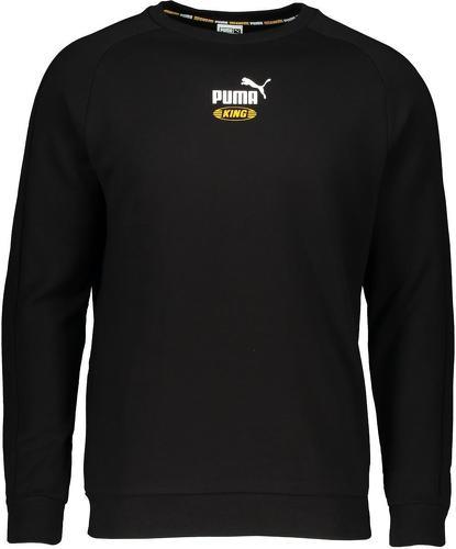 PUMA-Iconic KING Crew Sweatshirt Schwarz-image-1