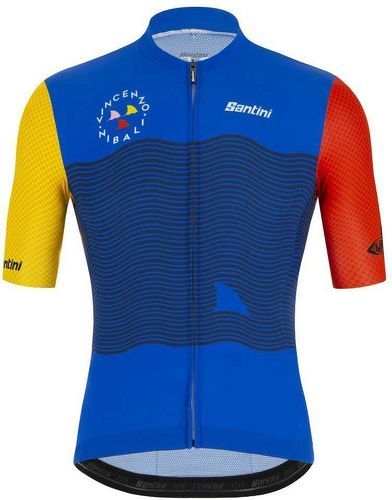 Santini-Santini Vincenzo Nibali 2021 Tono Squalo Design - Maillot de vélo-0