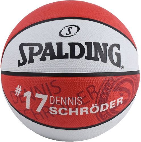 SPALDING-Ballon de Basket Blanc/Orange Spalding NBA D.SCHROEDER-image-1