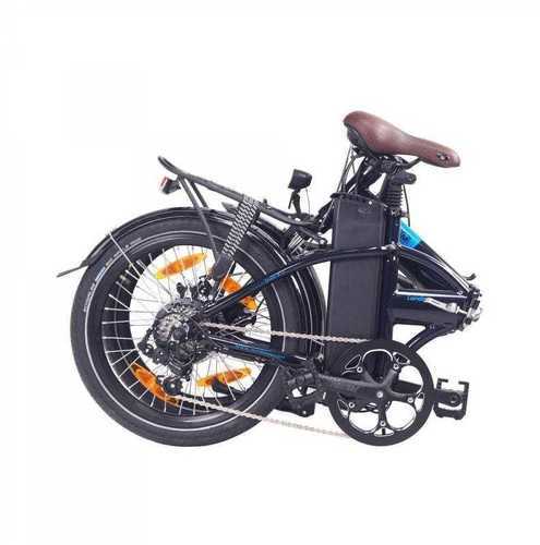 NCM BIKE-Vélo Électrique Pliant Ncm London 20" Bleu Marine, 250W, Batterie 36V 15Ah 540Wh-3
