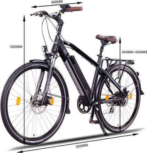 NCM BIKE-Vélo électrique Urbain NCM Venice Plus - 28", 250W, Batterie 48V 16Ah 768Wh - pour cycliste de 175cm à 200cm-4