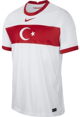 NIKE-Maillot Nike de la Turquie pour hommes des matches à domicile de l EURO 2020 blanc/rouge-image-1