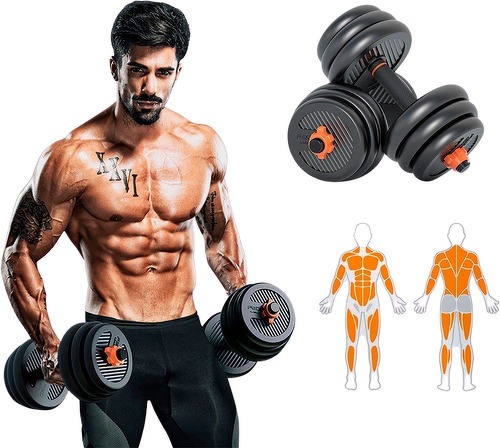 Fed-Fed Kit 30kg haltères+kettlebells Xiaomi-3