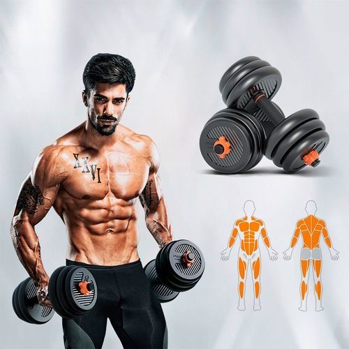 Fed-Fed Xiaomi Haltère+barbell+kit Kettlebell+capteur 40 Kg-4