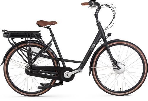 Popal-Vélo électrique pour femme Popal Maeve FM - Moteur roue avant - 47 cm - Noir Mat - 470Wh-image-1