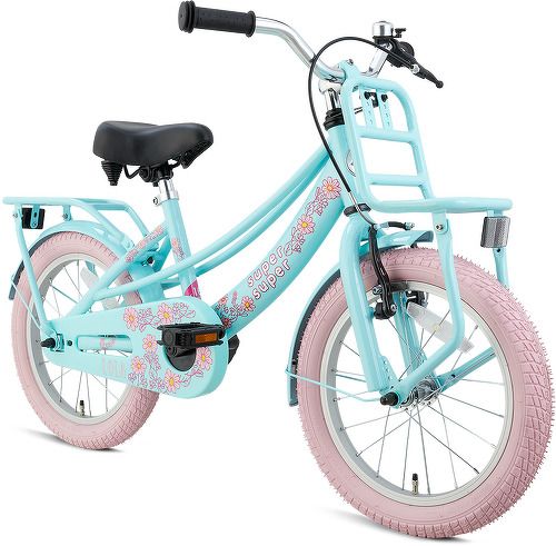 Supersuper-Vélo enfant SuperSuper Lola - Filles - 16 pouces - Menthe / Rose-1