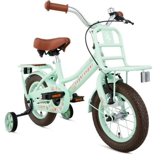 Supersuper-Vélo enfant SuperSuper Cooper Bamboo - 12 pouces - Vert Pistache-1