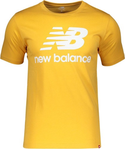 NEW BALANCE-T-shirt Jaune Homme New Balance Essential-image-1
