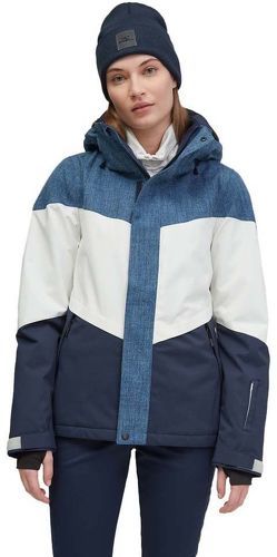 O’NEILL-Manteau de ski Blanc/Bleu Femme O'Neill Coral-image-1