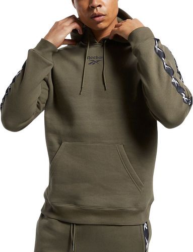 REEBOK-Sweat à capuche modèle Te Tape Hoodie-image-1