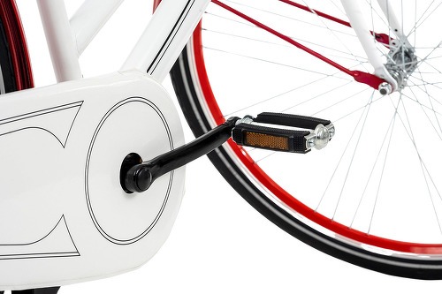 KS Cycling-Vélo Hollandais Dame 28'' Tussaud -Rouge Tc 49 Cm Ks Cycling - Vélo de ville-4