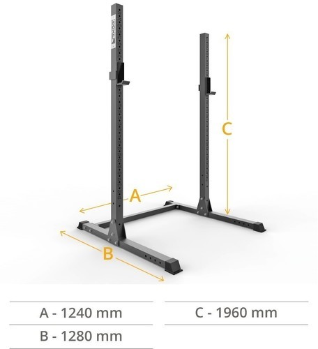 BOXPT Equipment-BOXPT Squat Stand Base Unie - Rack à squats-1