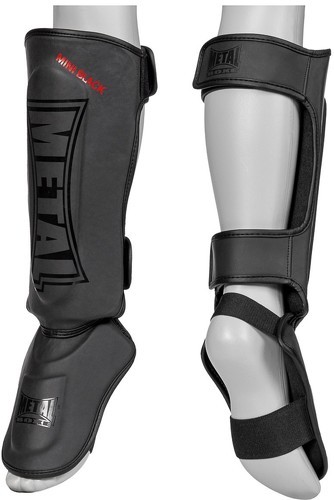 METAL BOXE-PROTEGE TIBIA +PIED ENFANT MINI BLACK-1