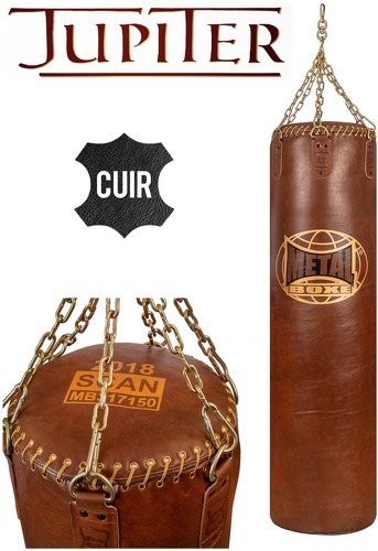 METAL BOXE-Sac de frappe en cuir 65 kilos-2
