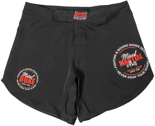METAL BOXE-SHORT MMA NEVER DROP YOUR GUARD NOIR-1