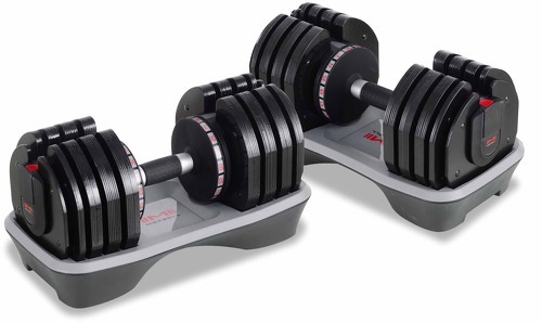 Titanium Strength-Adjustable Dumbbells 2-36 Kg + Rack - Haltères-3