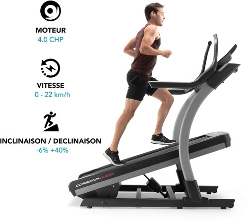 NORDICTRACK-Tapis de Course Commercial X22i Connecté iFIT/ 22km/h-2