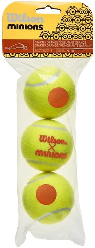 WILSON-Sachet de 3 balles Wilson Minions Stage 2-image-1