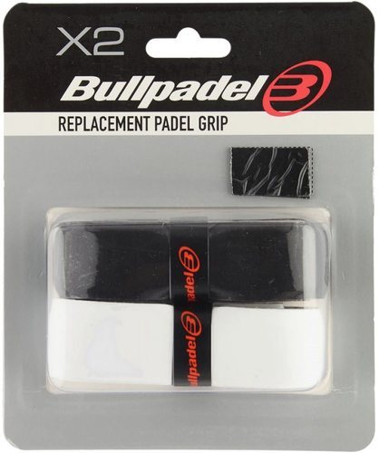BULLPADEL-Bullpadel - Grip x2 Noir et Blanc-image-1