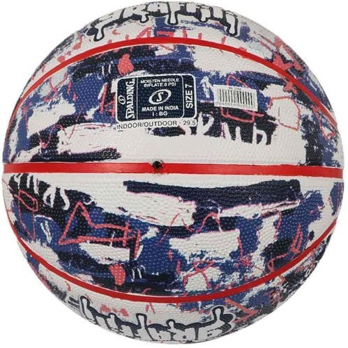 SPALDING-Spalding Ballon Basketball Blue Red Graffiti-1