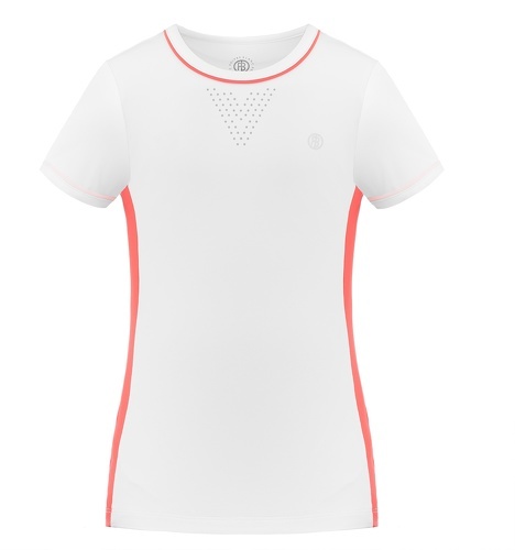 POIVRE BLANC-T-shirt Poivre Blanc 4803 White Spritz Red Fille-image-1