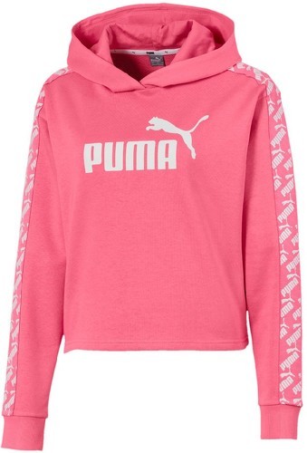 PUMA-Sweat Rose Femme Puma Amplified Cropped Hoody-image-1