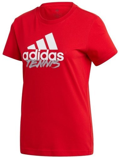 adidas Performance-T-SHIRT TENNIS GRAPHIC LOGO FEMME-0