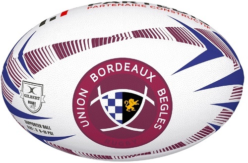 GILBERT-Supporter Ubb Bordeaux Begles Gilbert T5 - Ballon de rugby-image-1