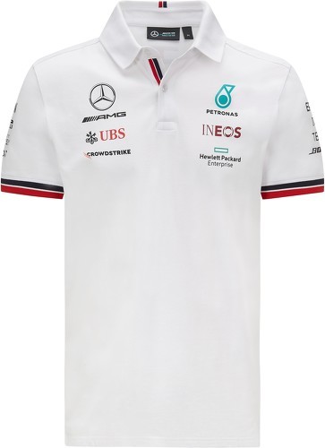 MERCEDES AMG PETRONAS MOTORSPORT-Polo Homme Mercedes AMG Petronas Motorsport Team F1 Formula Driver-image-1