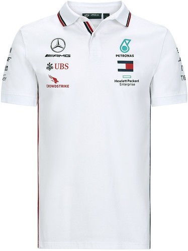 MERCEDES AMG PETRONAS MOTORSPORT-Polo Homme Mercedes AMG Petronas Motorsport Team Officiel F1 Formula Driver-image-1