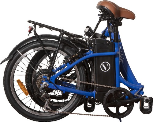 Velair-Pliable Urban Velair 20'' - Shimano 6 Vitesses - Freins Patins - Autonomie 60 Km - Cadre Aluminium - Bleu - Vélo électrique-1