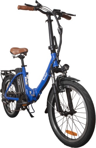 Velair-Pliable Urban Velair 20'' - Shimano 6 Vitesses - Freins Patins - Autonomie 60 Km - Cadre Aluminium - Bleu - Vélo électrique-2