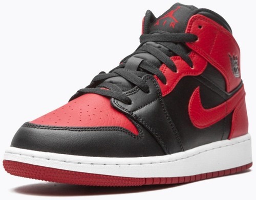 NIKE-Baskets Nike Air Jordan 1 MID (GS)-2