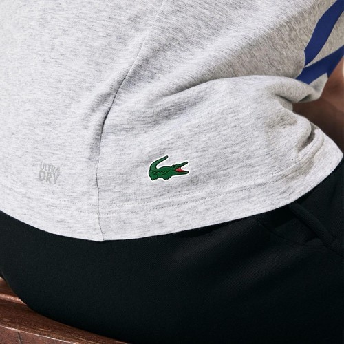 LACOSTE-T-SHIRT LACOSTE SPORT RESPIRANT À IMPRIMÉ GRAPHIQUE-4