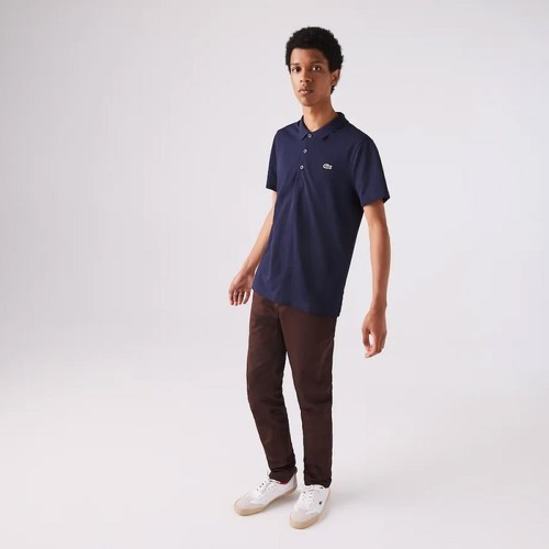 LACOSTE-Polo Lacoste Sport Bleu Marine-4