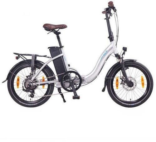 NCM BIKE-Vélo électrique Pliant NCM Paris Argent - 20", 250W, Batterie 36V 15Ah, 540Wh-image-1