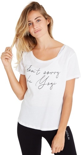YOGA SEARCHER-BIOMESSAGE DON'T WORRY - Tee-shirt manches courtes-image-2