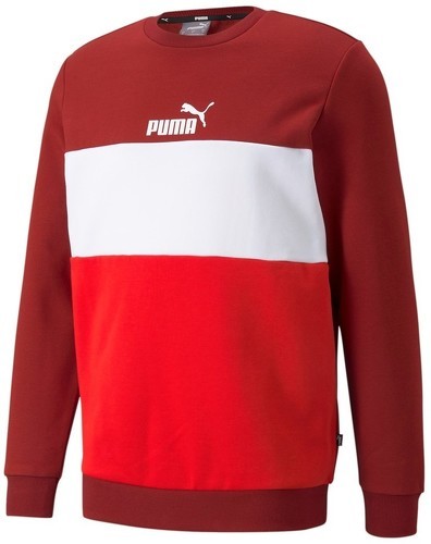 PUMA-Puma Ess+ Colorblock Crew Fl - Sweat-0