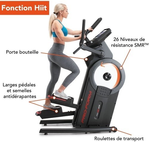 PRO FORM-Cardio Hiit H14 Connecté Ifit/ Écran Tactile 14" / 26 Niveaux De Résistance - Stepper-2