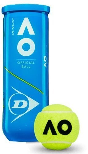 DUNLOP-Lot de 2 tubes de 4 balles de tennis Dunlop australian open-image-1