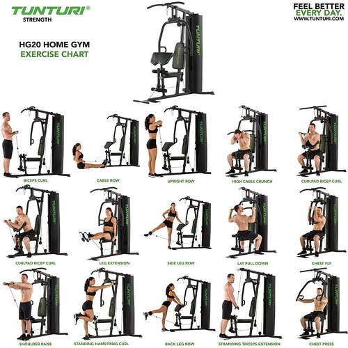 TUNTURI-Tunturi HG20 Home Gym - Presse-1