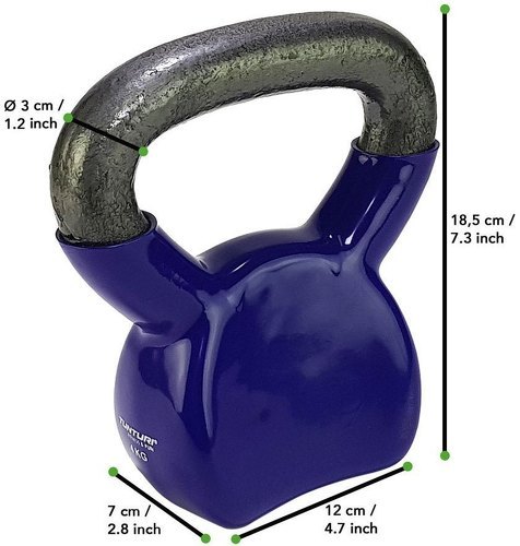TUNTURI-Tunturi Kettlebells Avec Vinyle 4kg-4