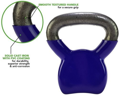 TUNTURI-Tunturi Kettlebells Avec Vinyle 4kg-1