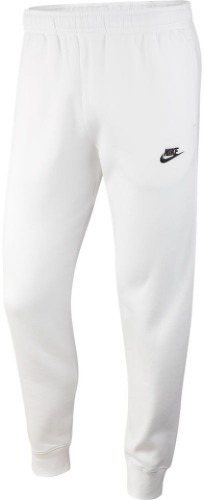 NIKE-Pantalon de survêtement Nike Sportswear Club BB Jogger blanc / noir-image-1