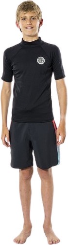 RIP CURL-Rip Curl Enfants Top à Manches Courtes Thermopro - Black-0